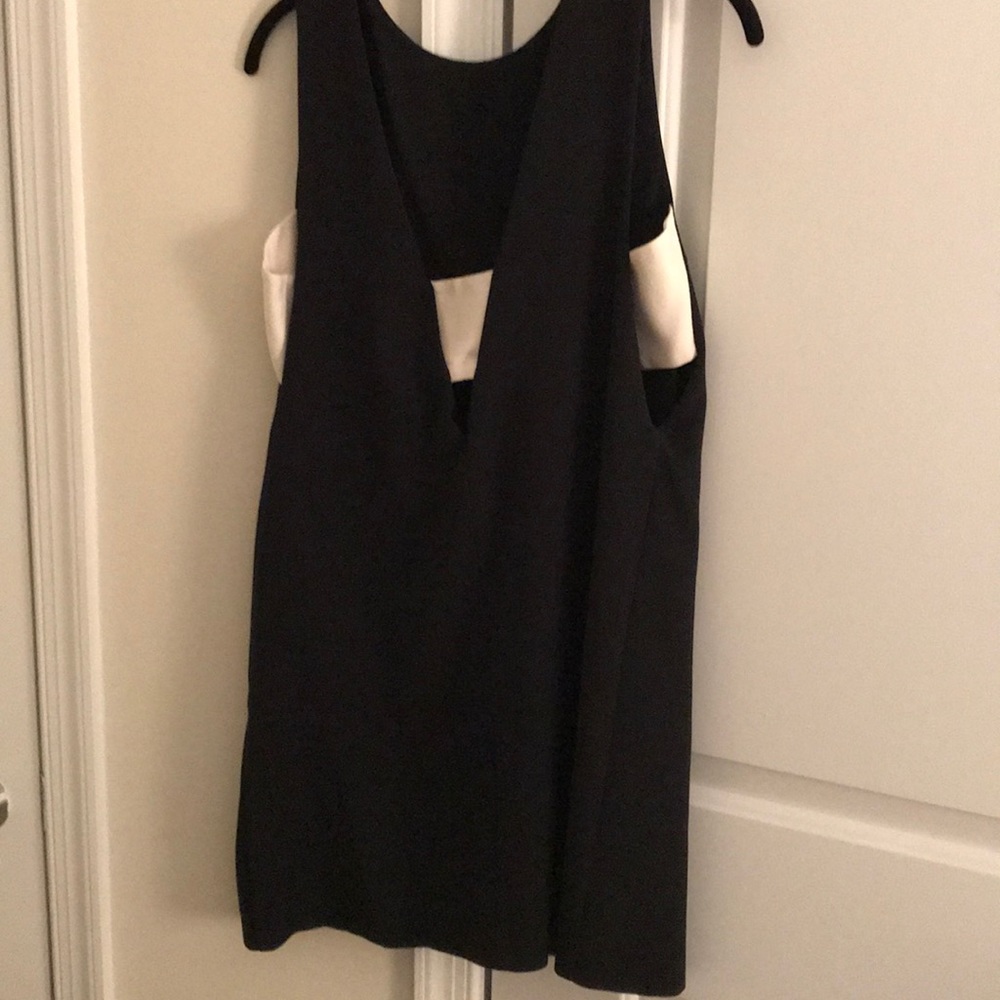 Shift dress with open back